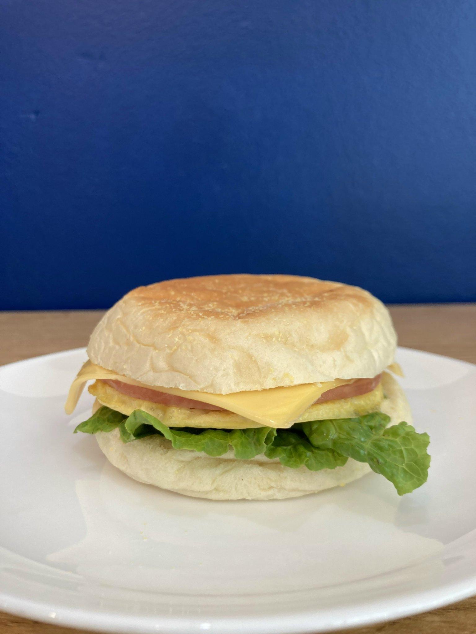 English Muffin Ham Sandwich